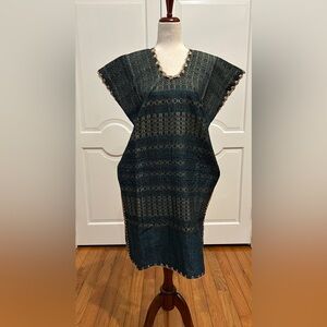 One of a Kind Pedal loom Mexican Dress! Summer Dress! Huipil style!